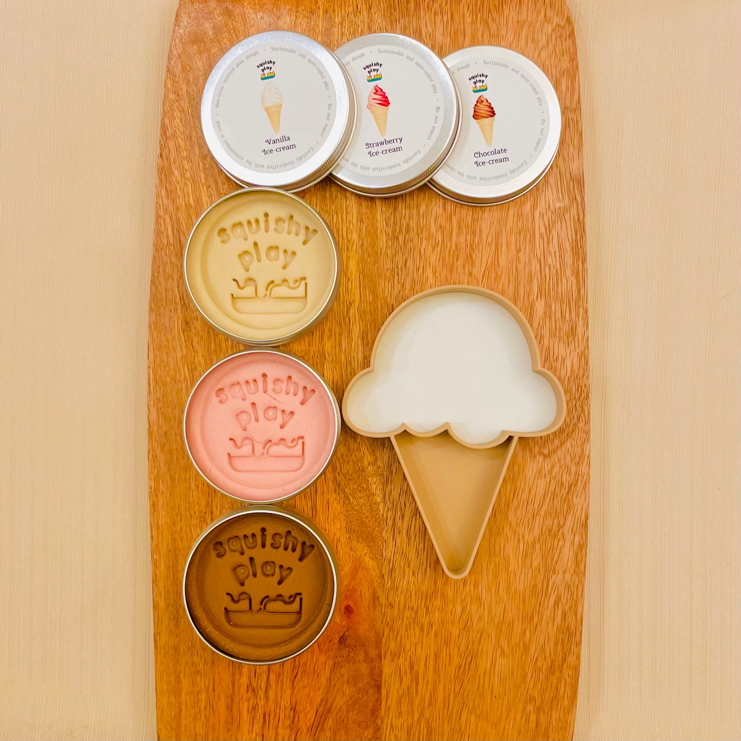 Sensory Tray: Ice-cream