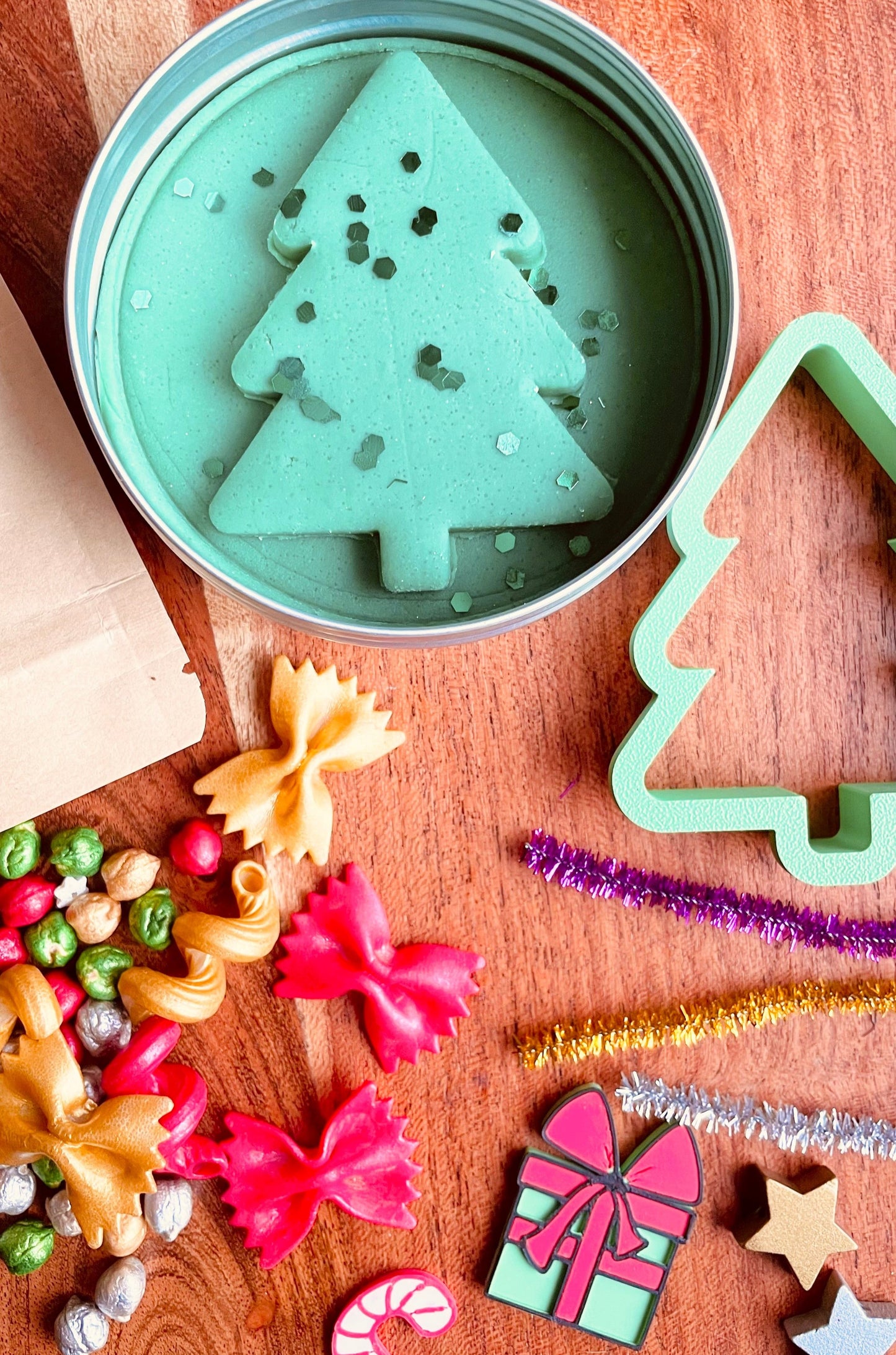 Christmas Tree Play Dough Kit