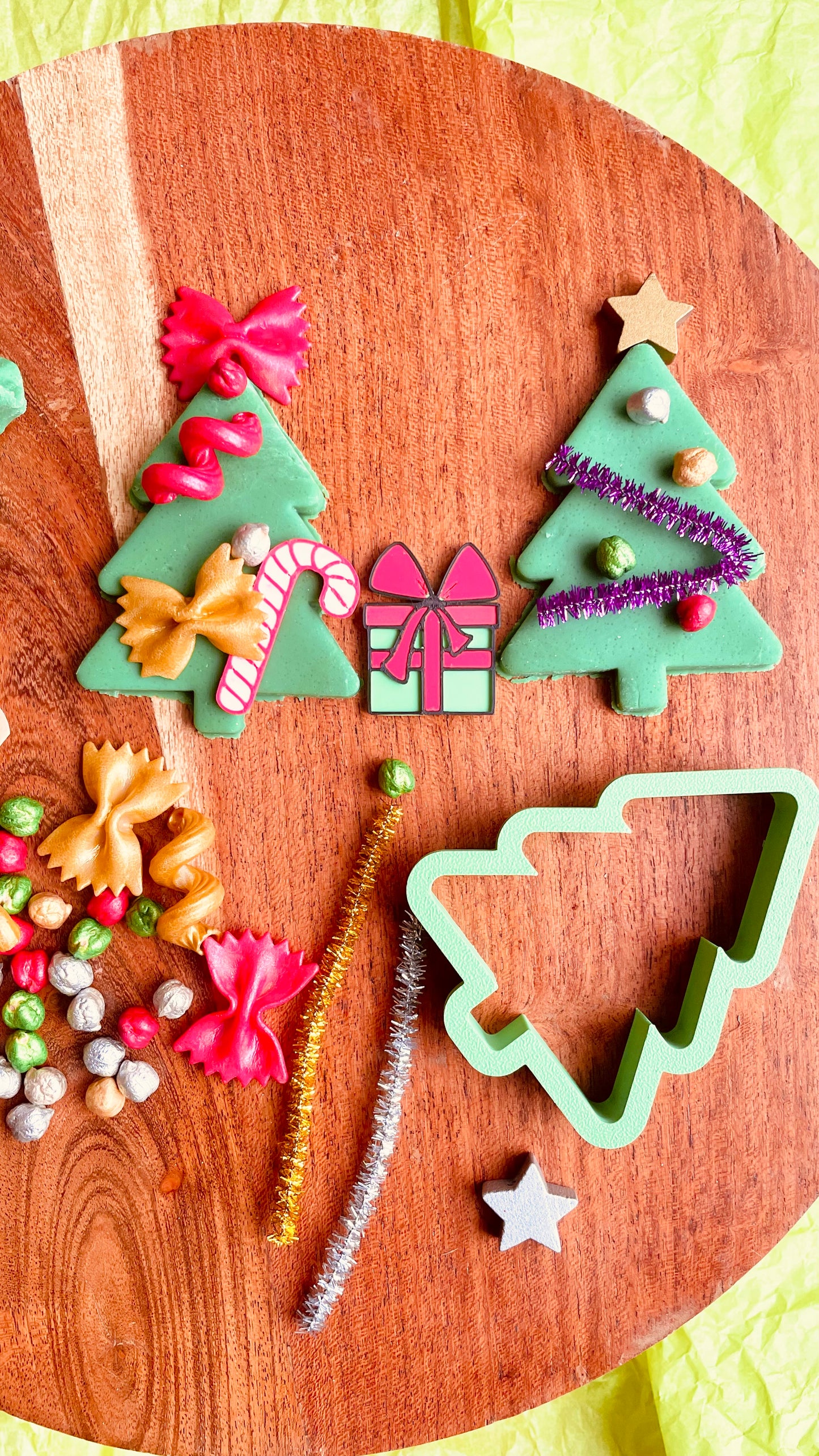 Christmas Tree Play Dough Kit