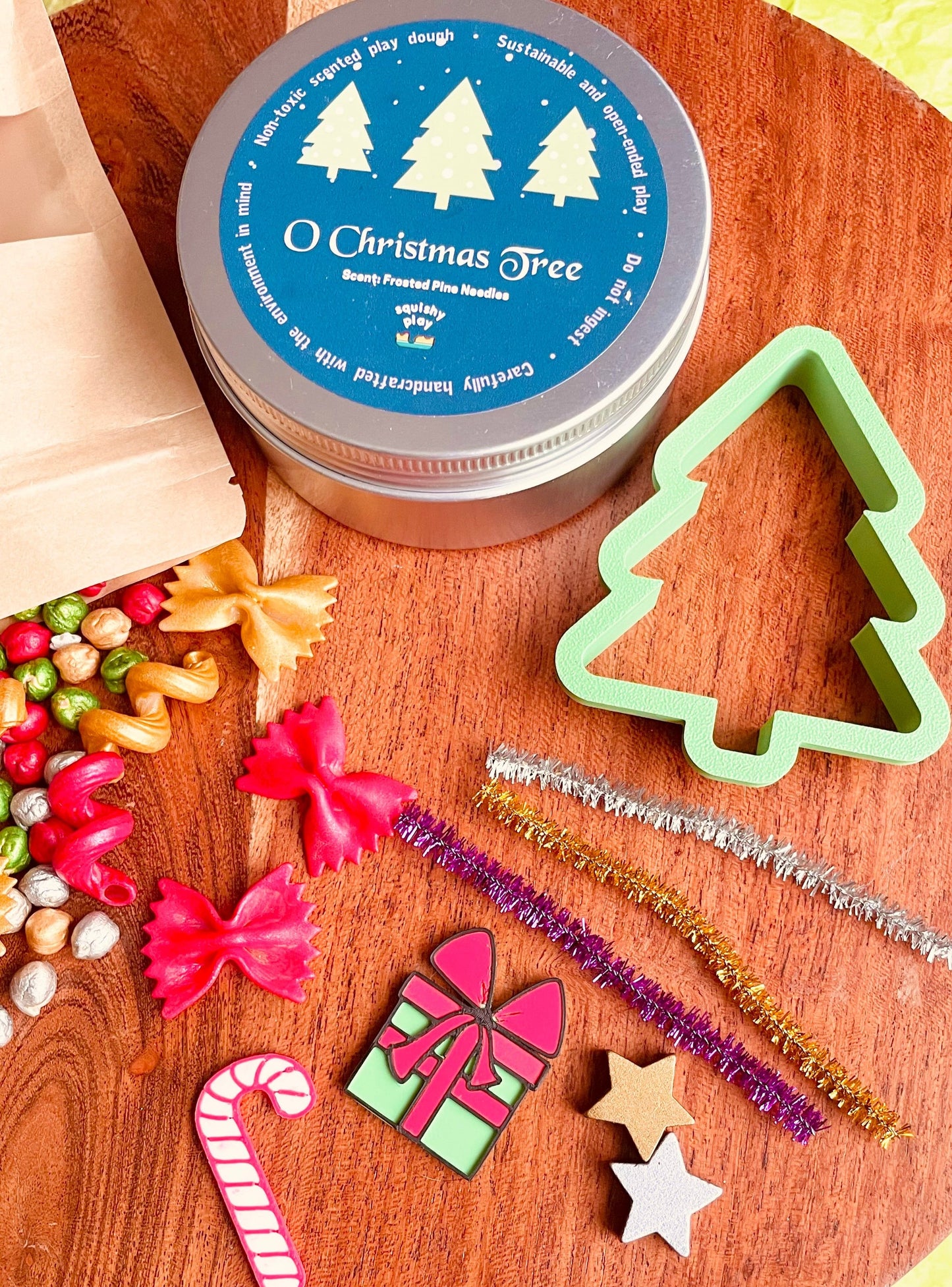 Christmas Tree Play Dough Kit