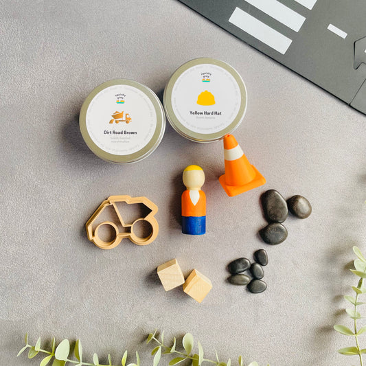 Mini Play Dough Kit: Construction Zone