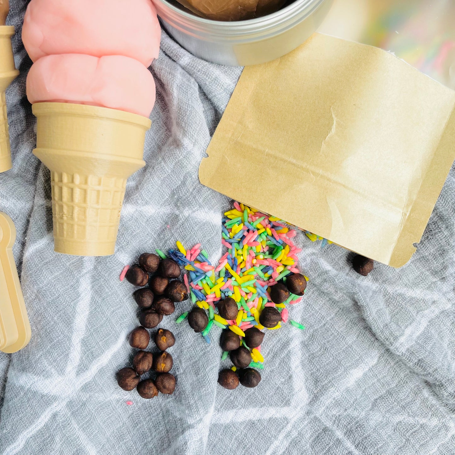 Mini Play Dough Kit: Ice Cream