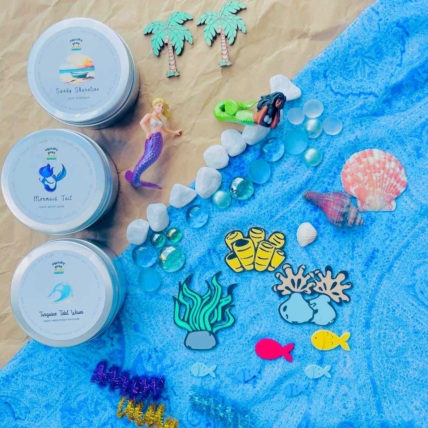 Mermaid Cove Play Dough Kit