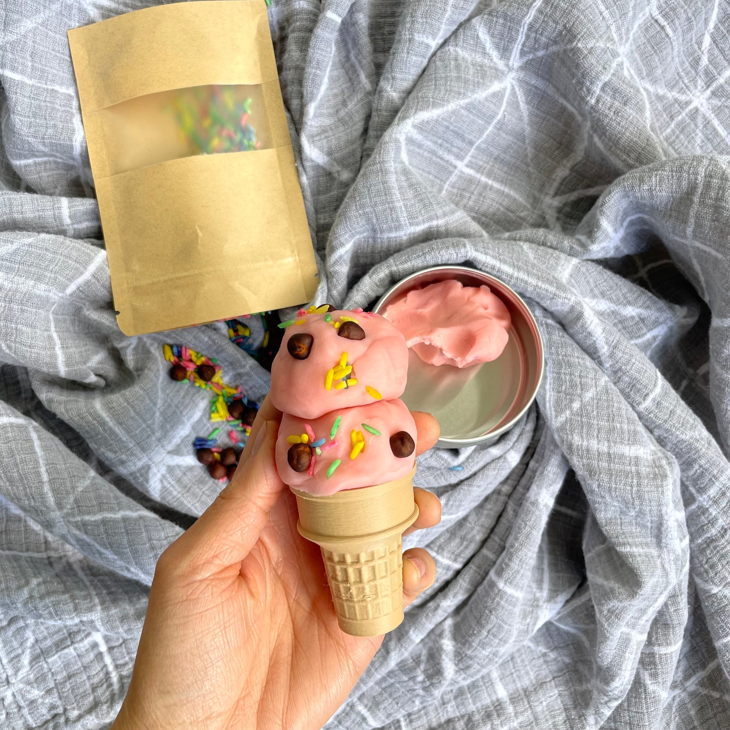 Mini Play Dough Kit: Ice Cream