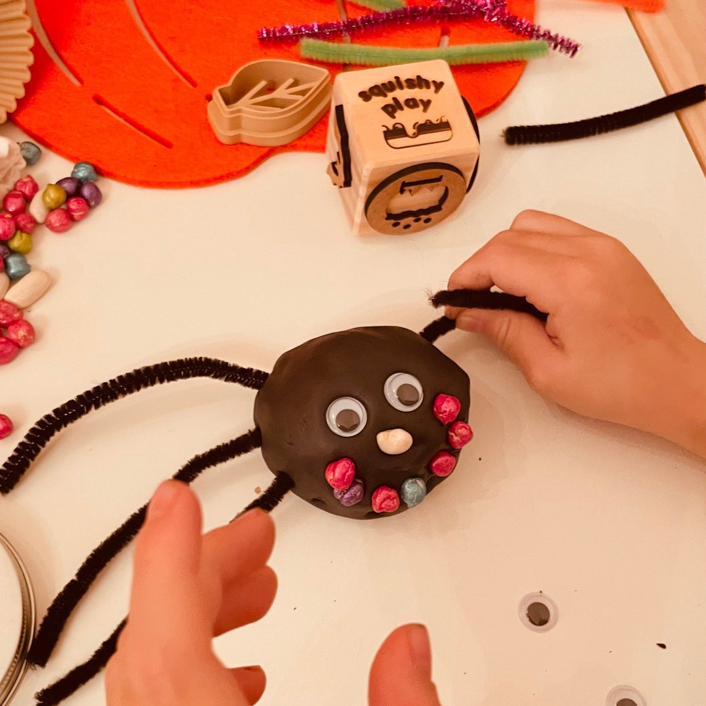 Mini Spooky Spider Play Dough Kit