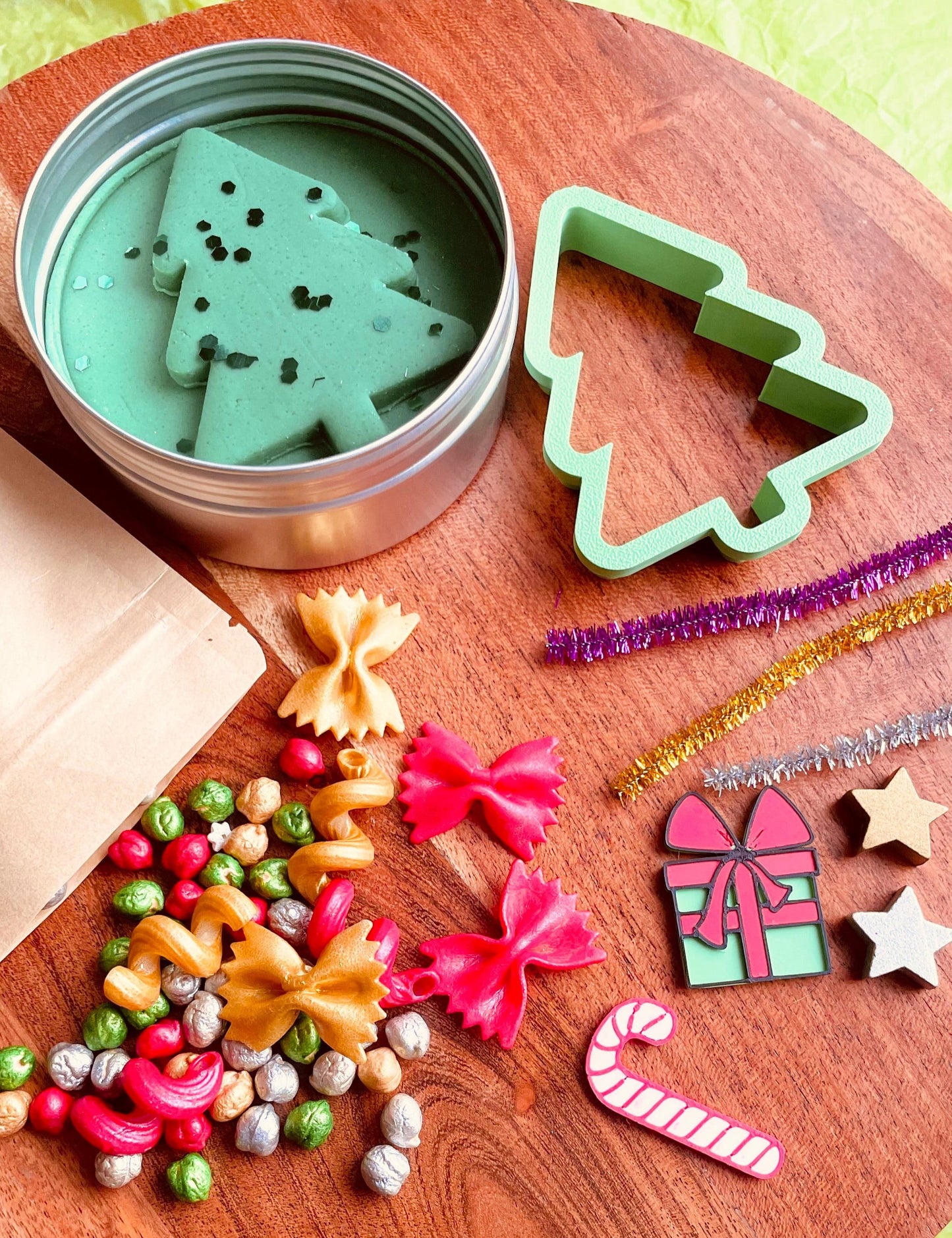 Christmas Tree Play Dough Kit