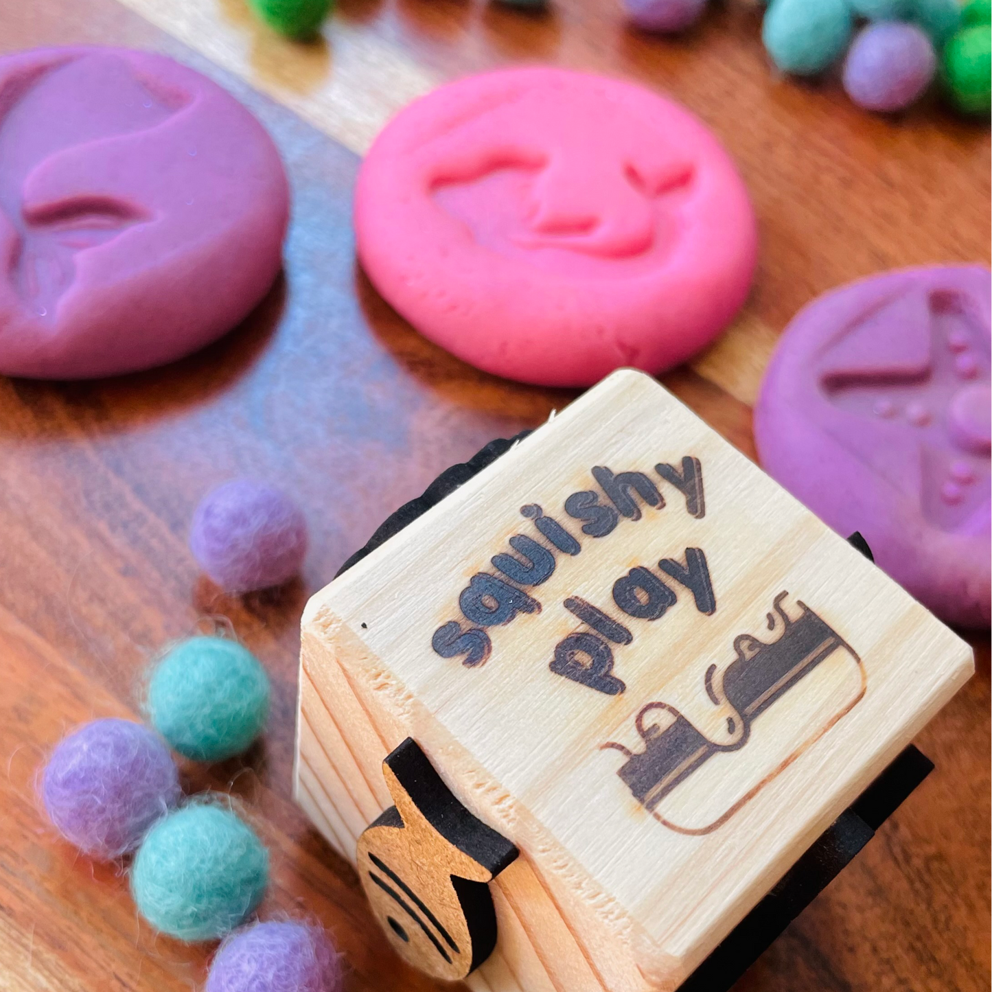 Play Dough Stamp: Mermaid