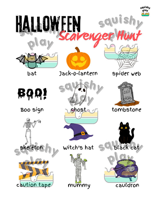 Halloween Scavenger Hunt (Digital Download)